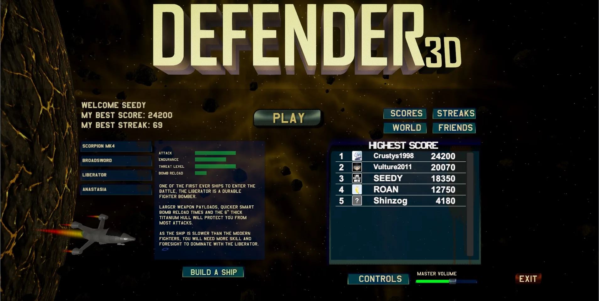 Изображение игры: DEFENDER 3D
