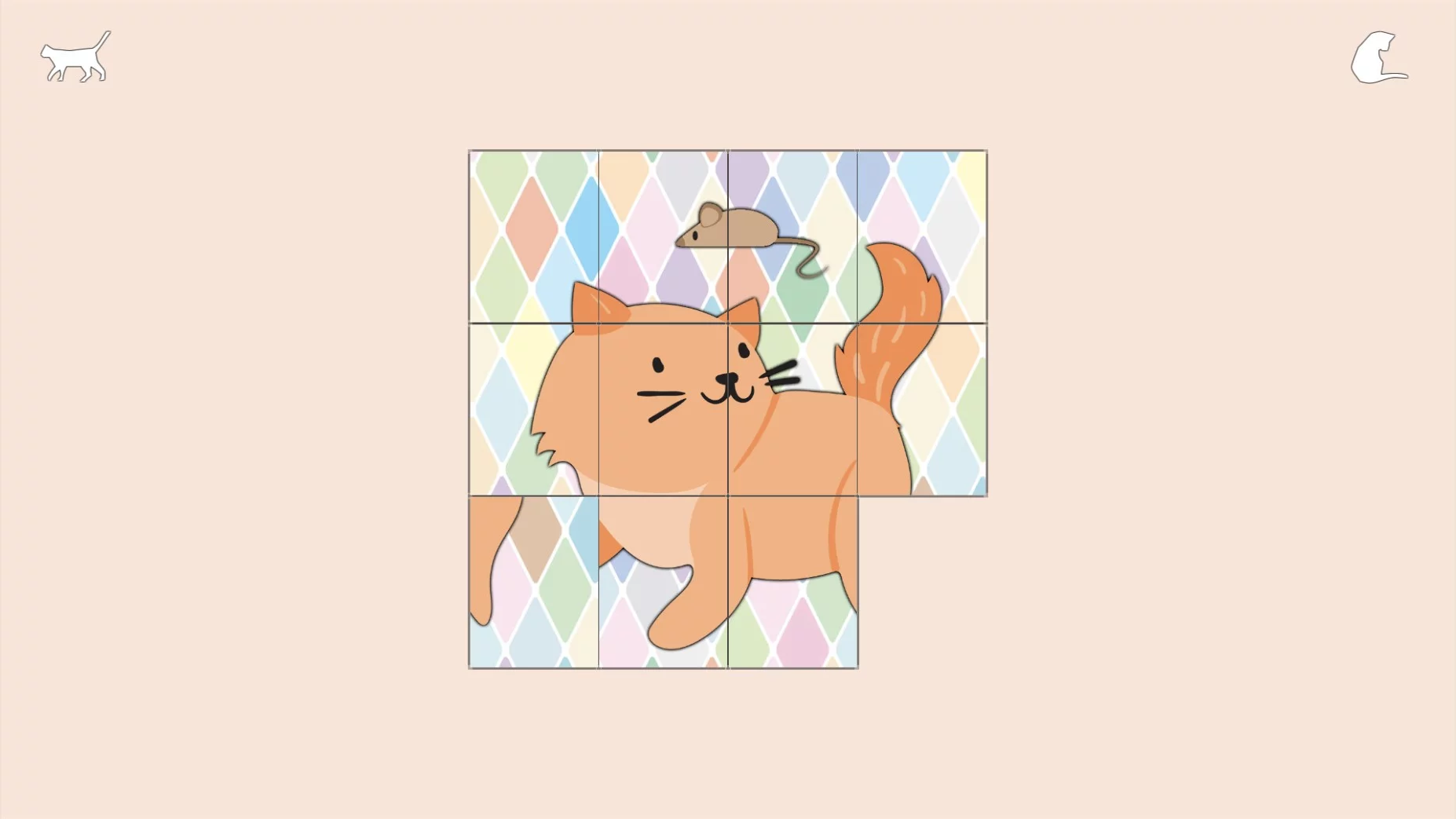 Изображение игры: Cat's Puzzle /ᐠ｡ꞈ｡ᐟ\