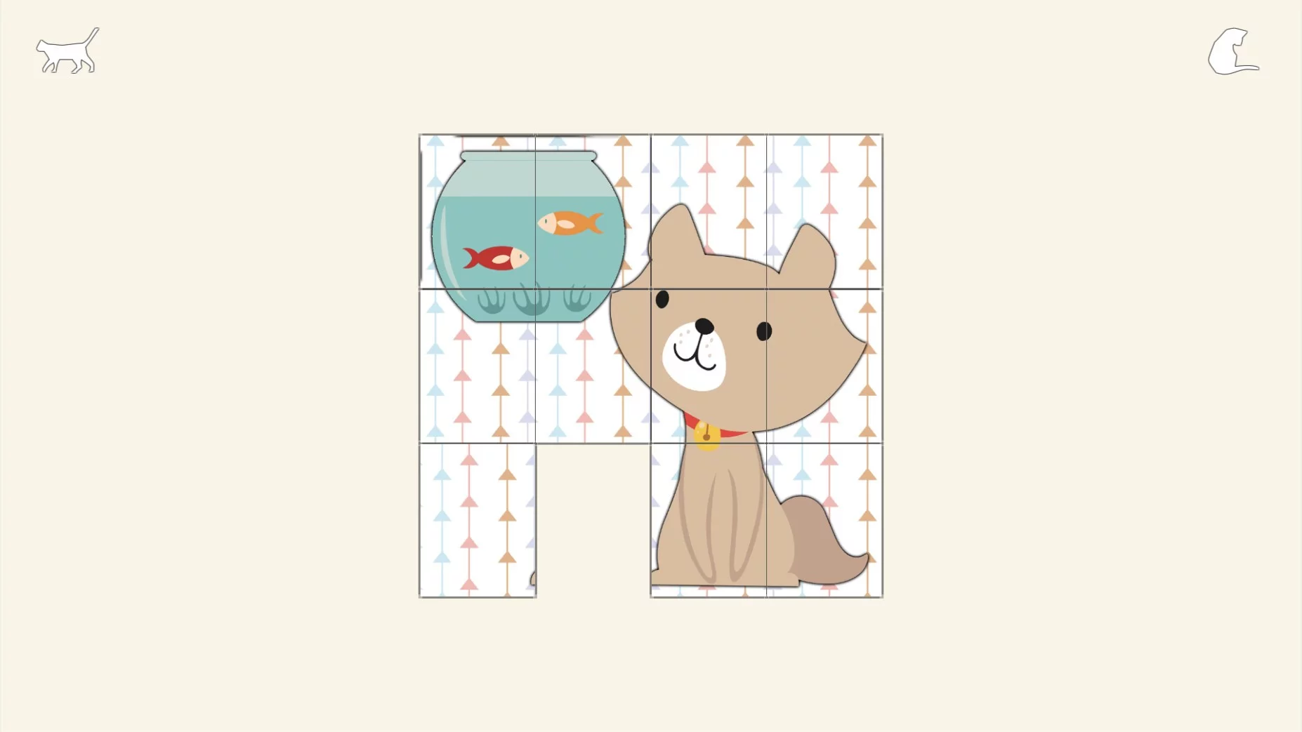 Изображение игры: Cat's Puzzle /ᐠ｡ꞈ｡ᐟ\
