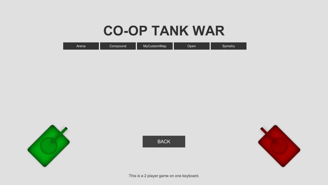 Изображение игры: Coop Tank War