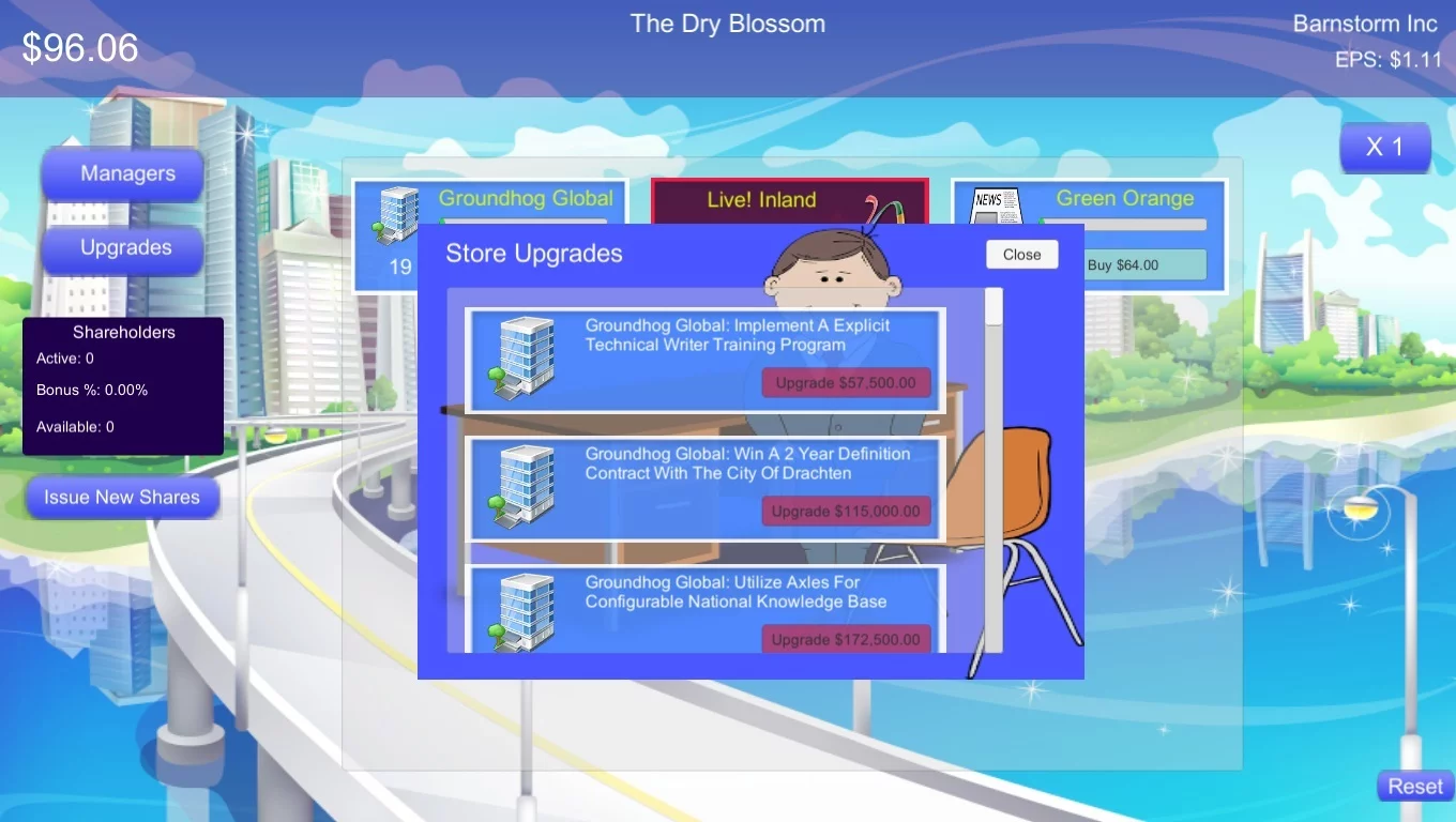 Изображение игры: Click the Business