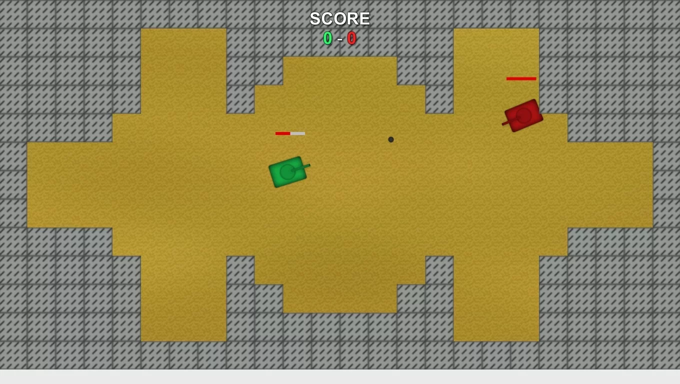 Изображение игры: Coop Tank War