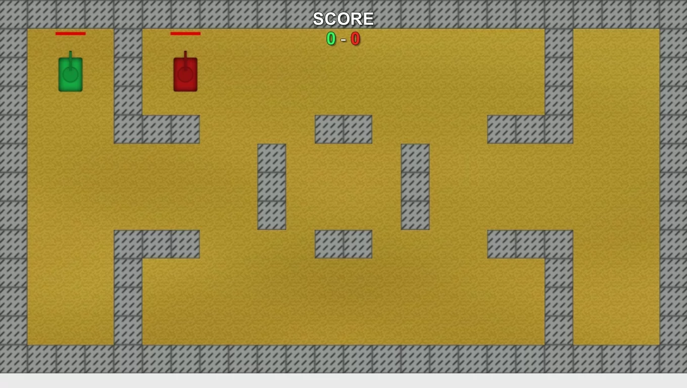 Изображение игры: Coop Tank War