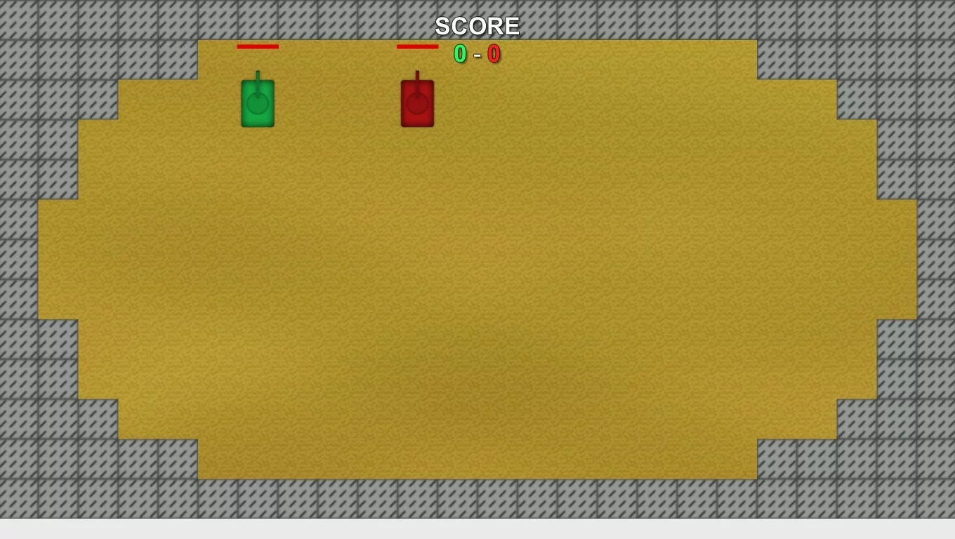 Изображение игры: Coop Tank War