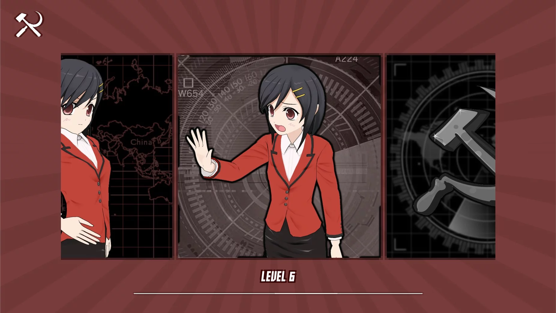 Изображение игры: 共产主义女孩 ~ ☭ Communism（￣ー￣）