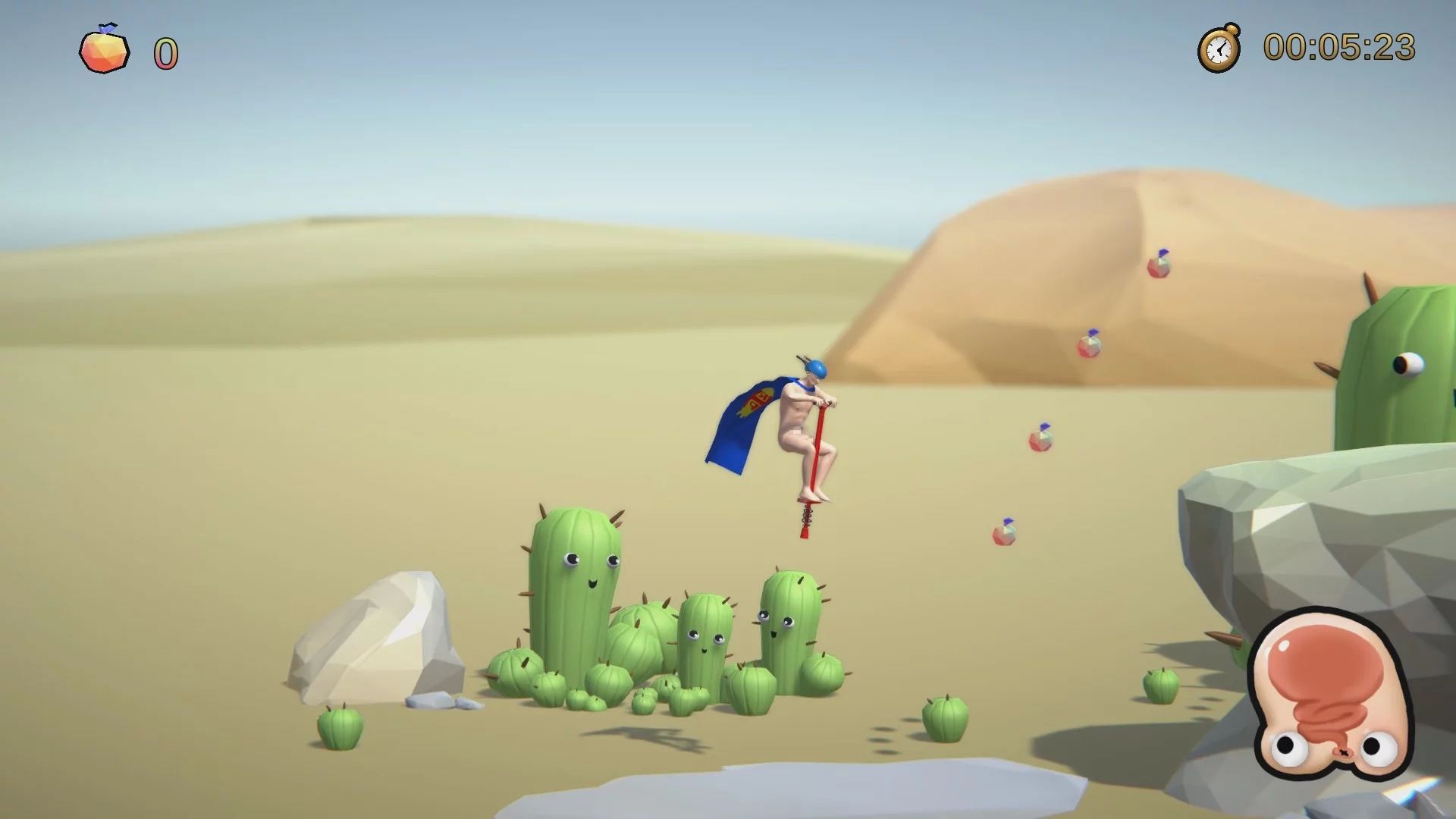 Изображение игры: 🚀 Human Rocket Person