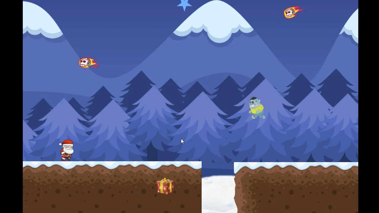 Изображение игры: Santa Runner
