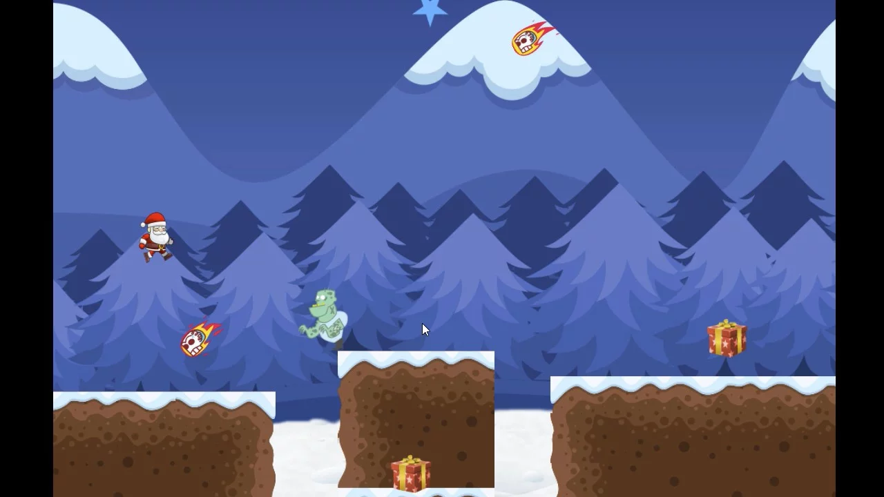 Изображение игры: Santa Runner