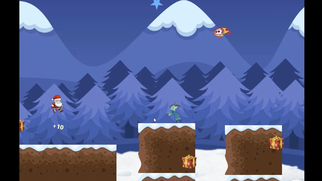 Изображение игры: Santa Runner