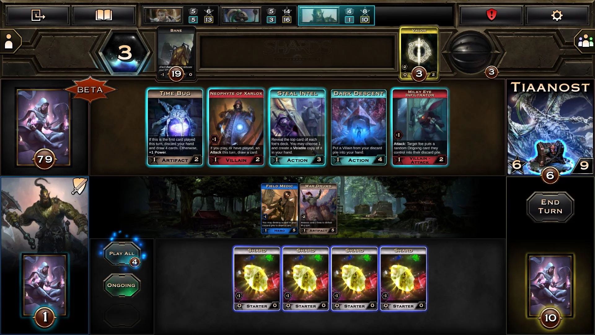 Изображение игры: Shards the Deckbuilder