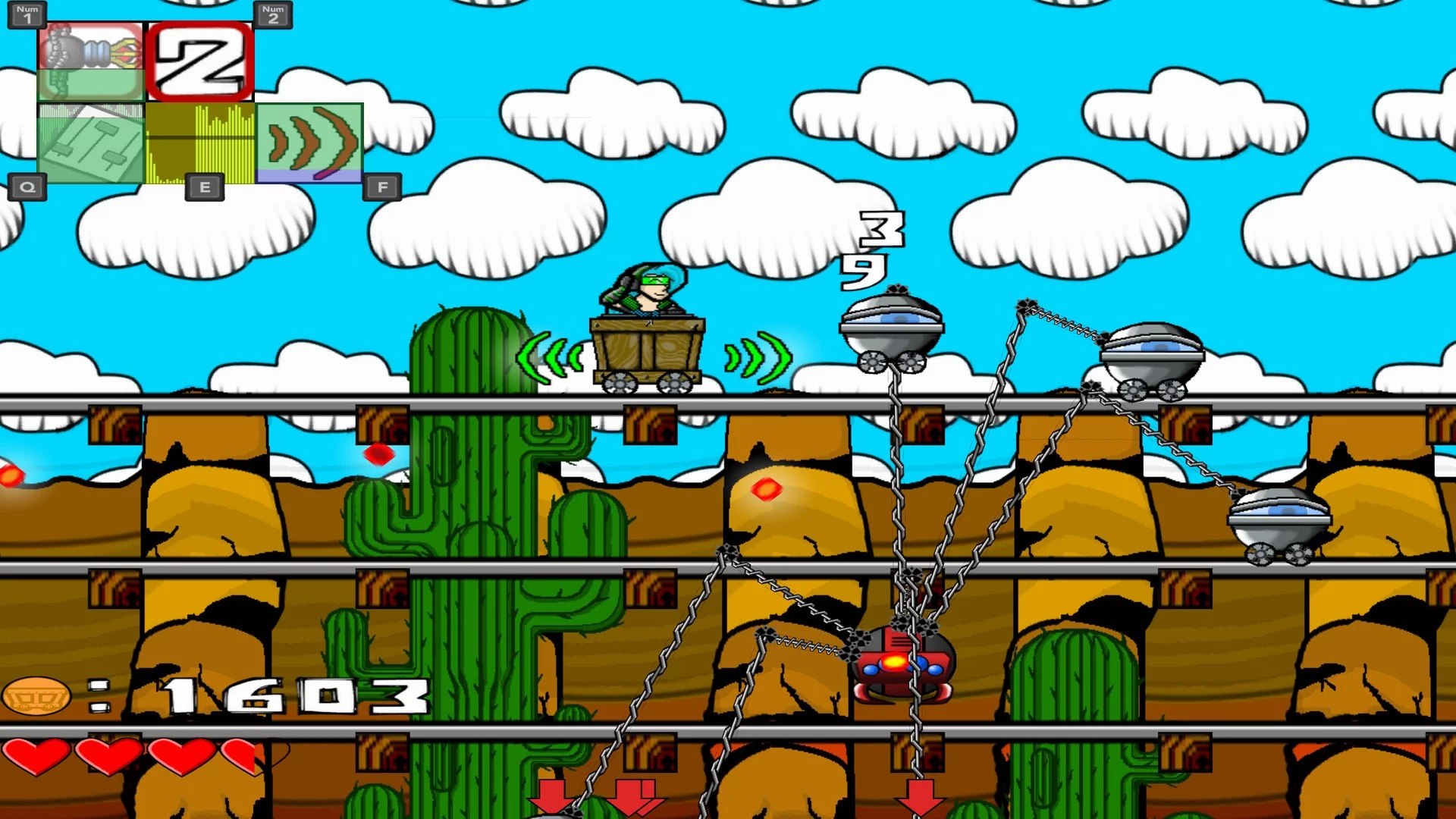 Изображение игры: Rogue Rails