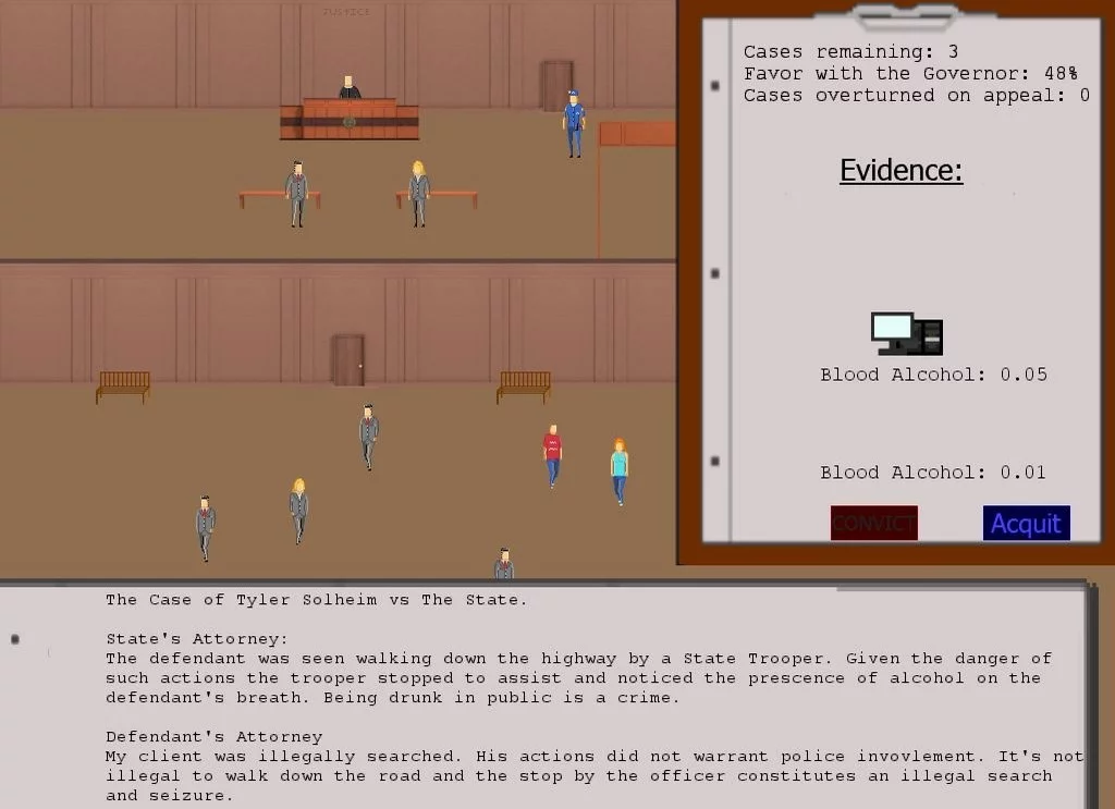 Изображение игры: Judged: A Court Simulator