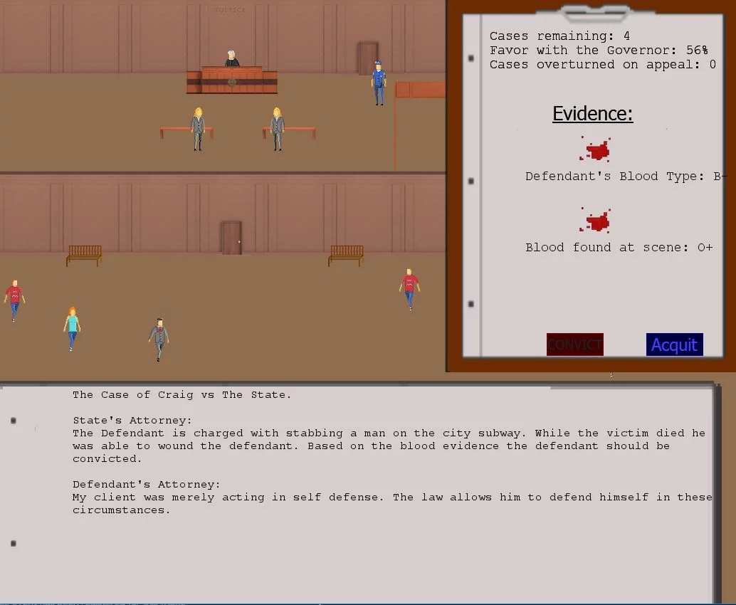 Изображение игры: Judged: A Court Simulator