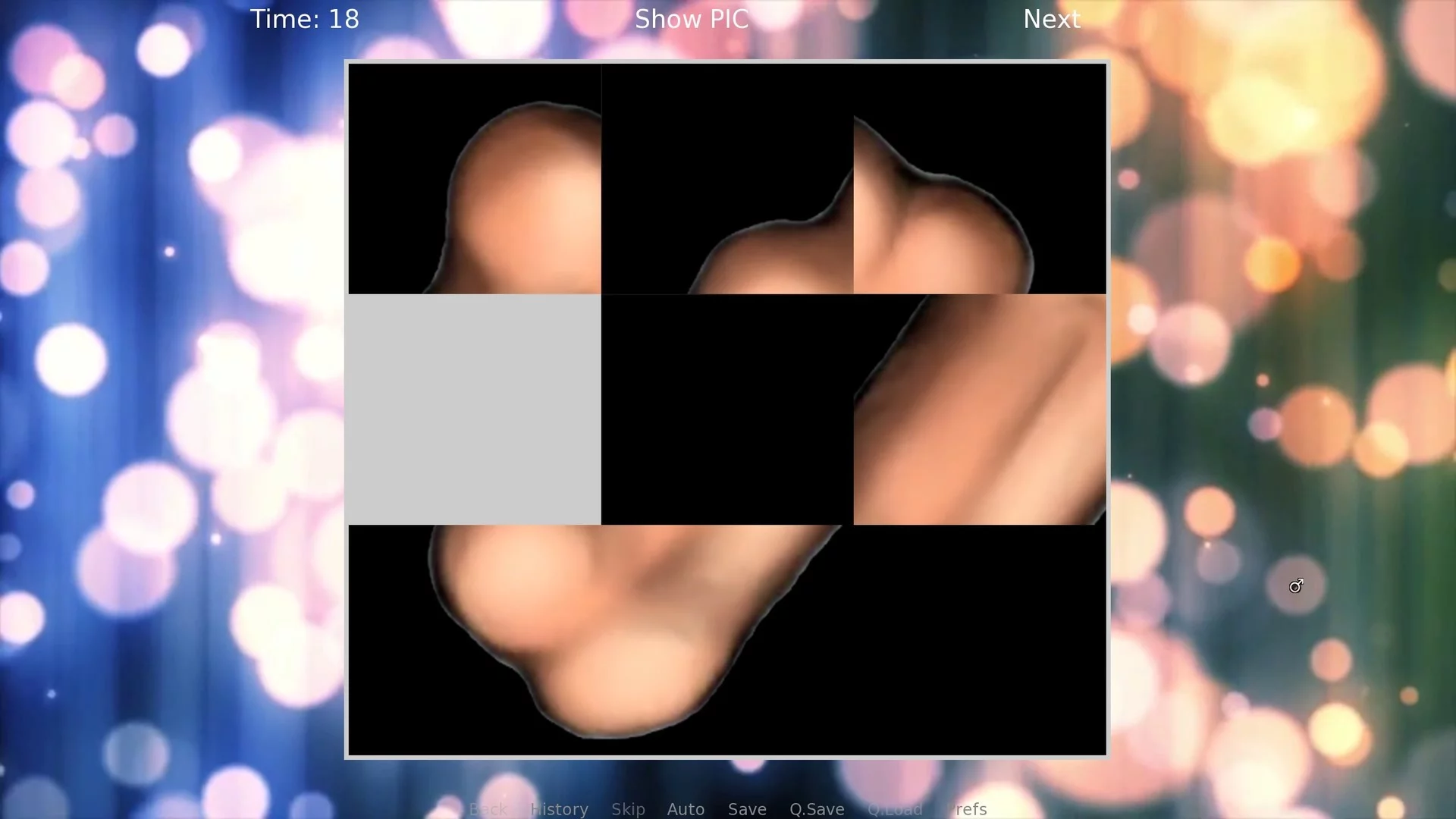 Изображение игры: GACHIMUCHI M♂NLY PUZZLE