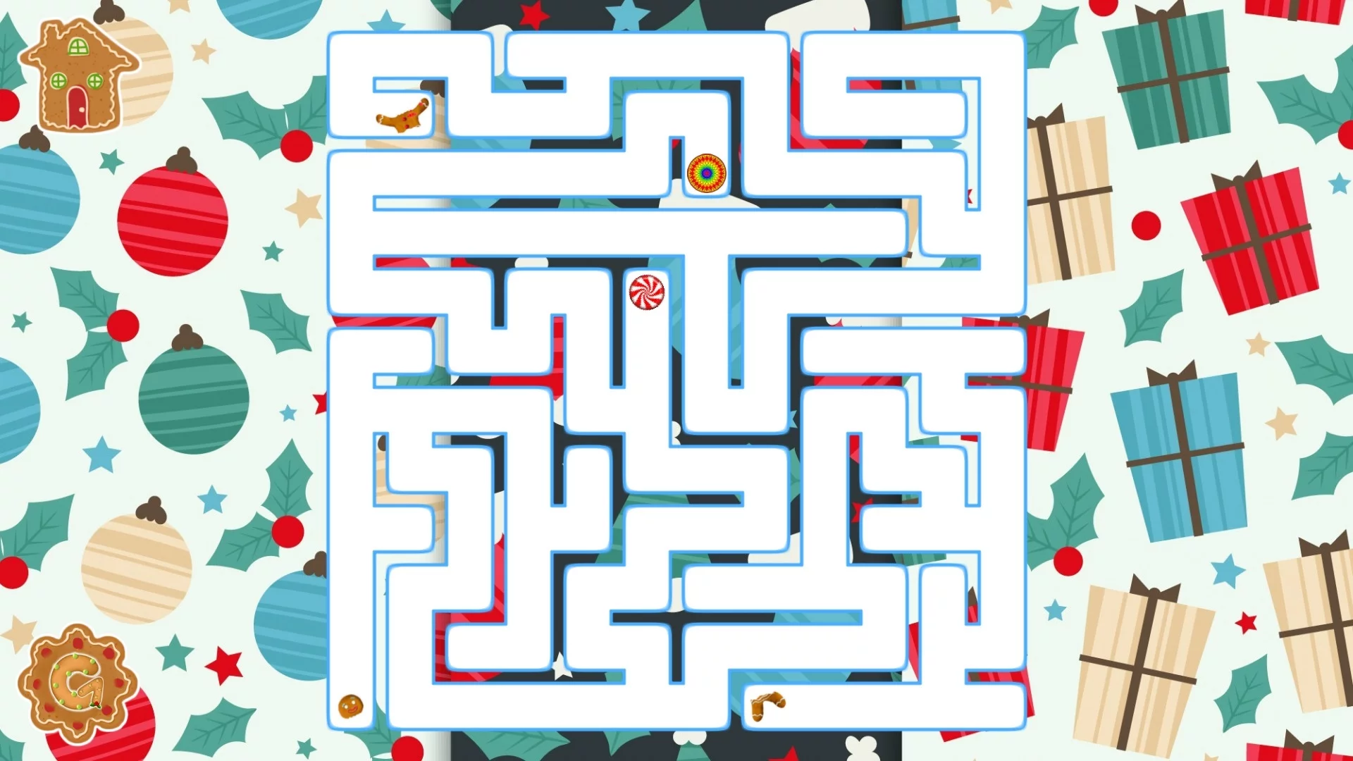 Изображение игры: aMAZE Christmas
