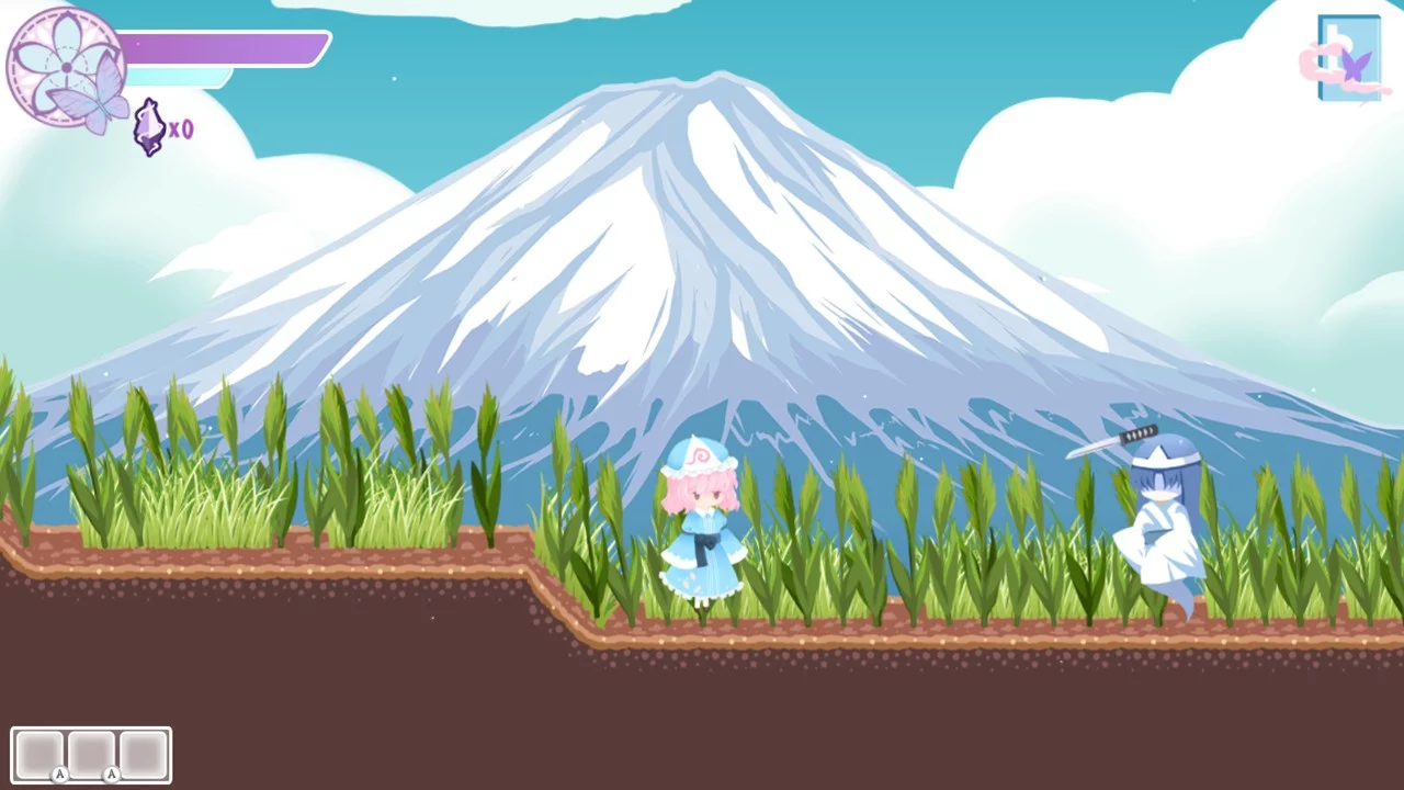 Изображение игры: 樱雪集～Yuyuko's Butterfly Dream