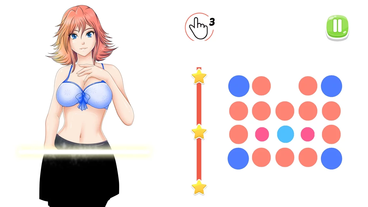 Изображение игры: Dots Pop: Sexy Hentai Girls