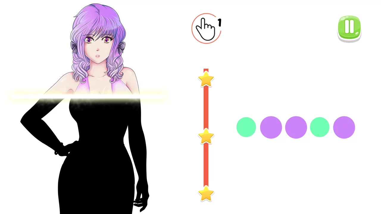 Изображение игры: Dots Pop: Sexy Hentai Girls