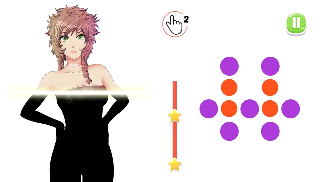 Изображение игры: Dots Pop: Sexy Hentai Girls