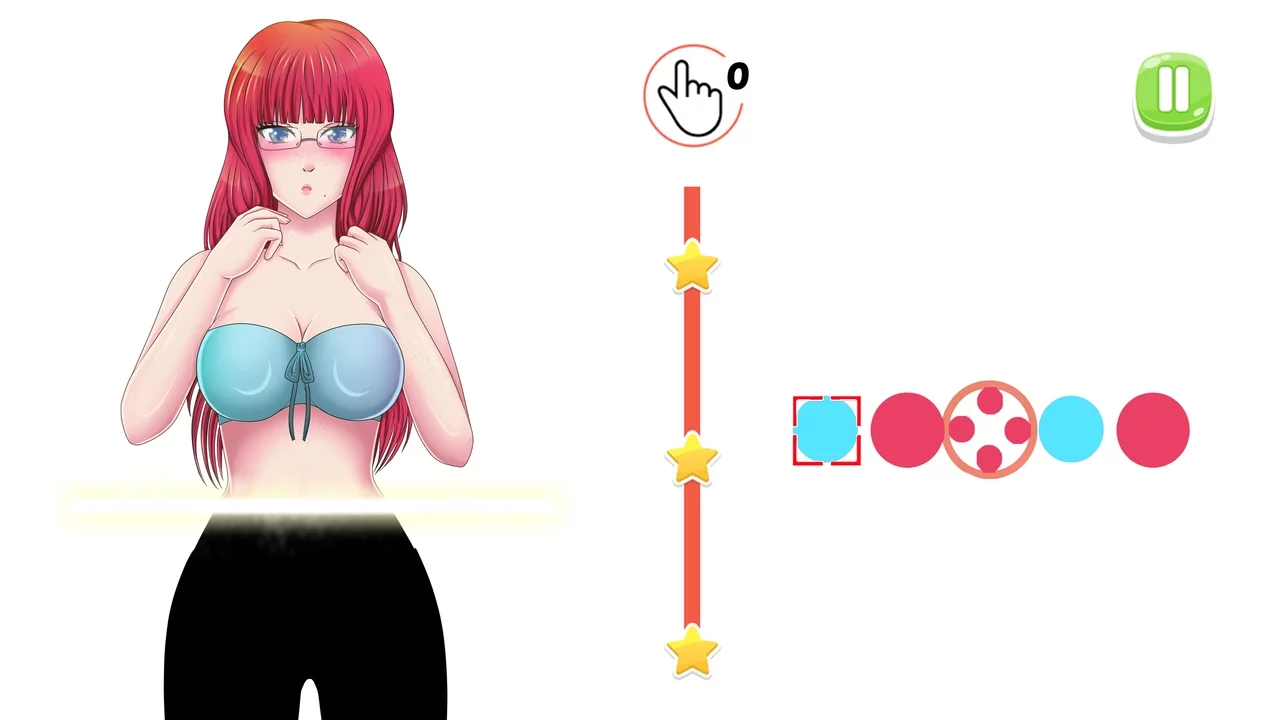 Изображение игры: Dots Pop: Sexy Hentai Girls