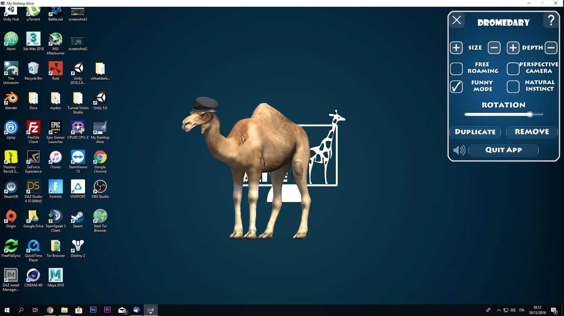 Изображение игры: My Desktop Alive