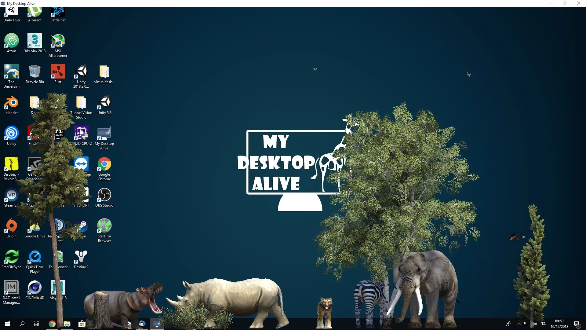 Изображение игры: My Desktop Alive