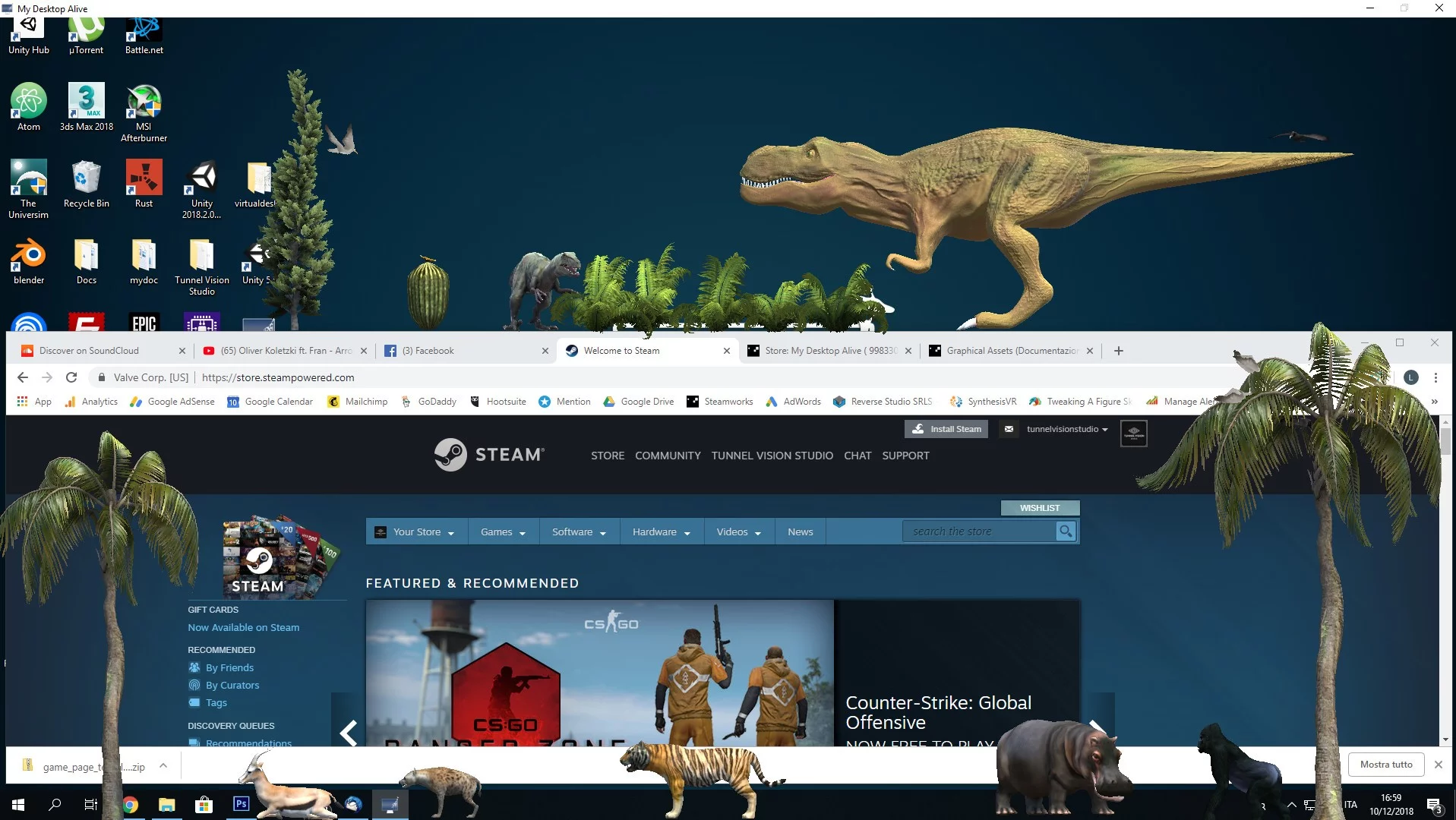 Изображение игры: My Desktop Alive