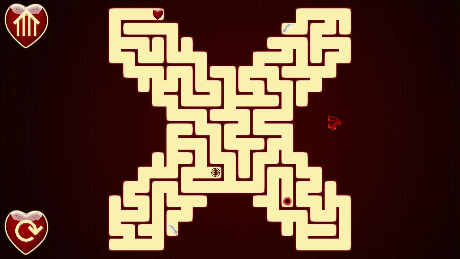 Изображение игры: aMAZE Valentine
