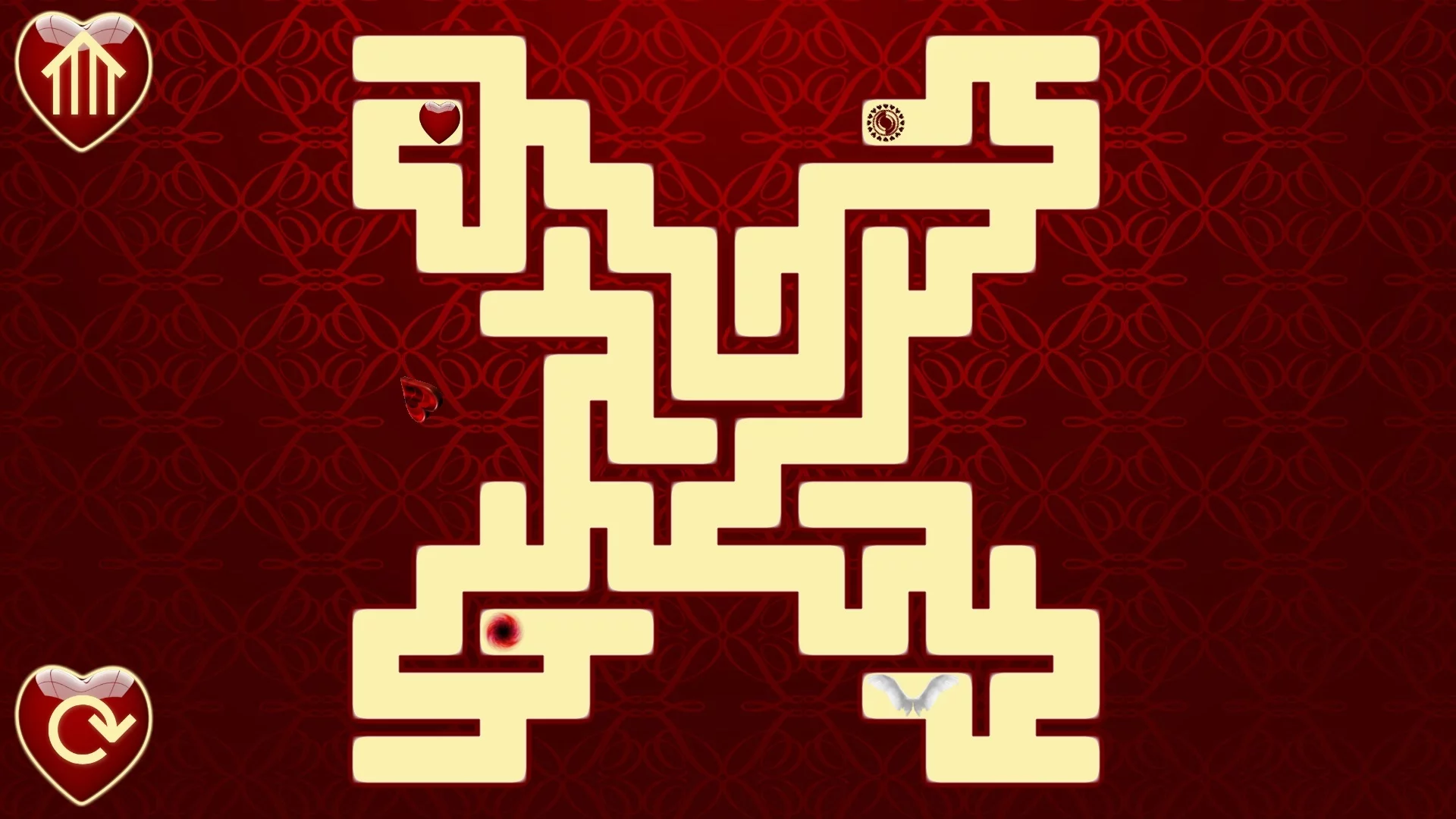 Изображение игры: aMAZE Valentine