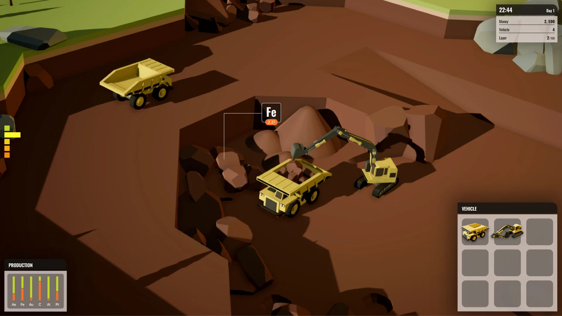 Изображение игры: Opencast Mining