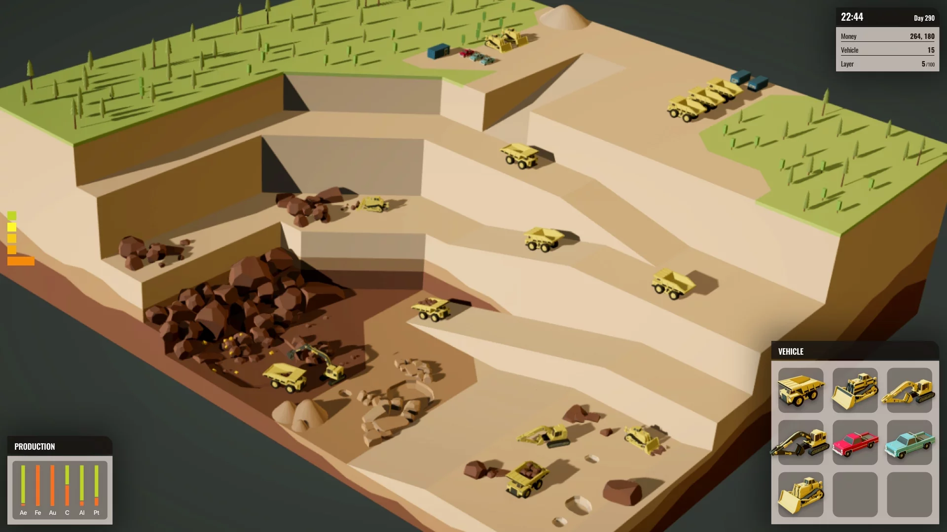 Изображение игры: Opencast Mining