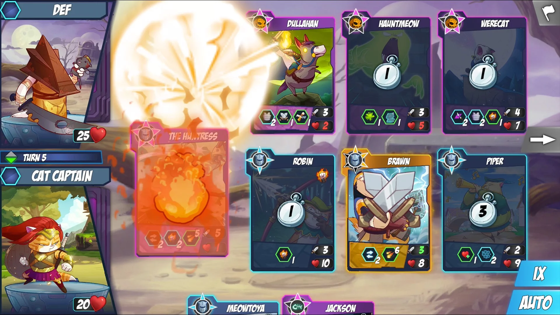 Изображение игры: Tap Cats: Battle Arena