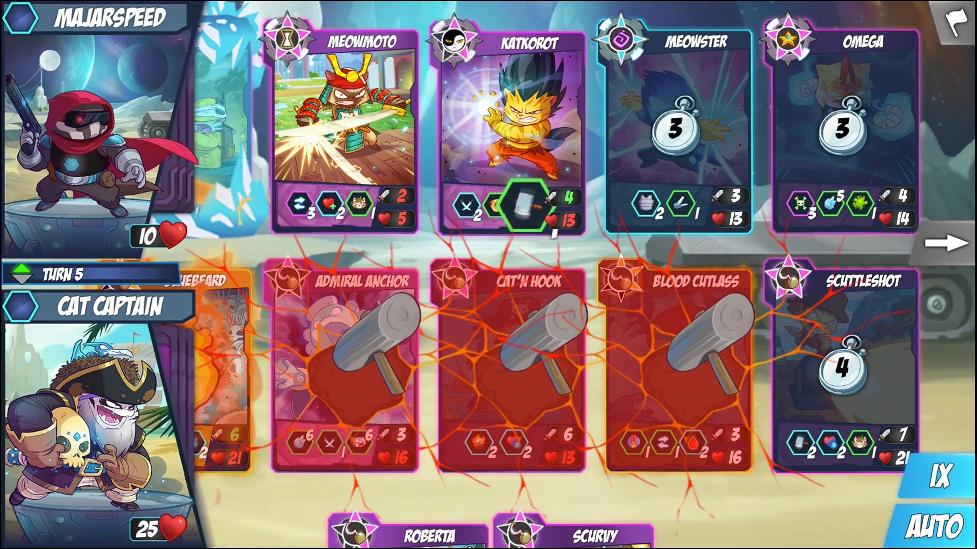 Изображение игры: Tap Cats: Battle Arena