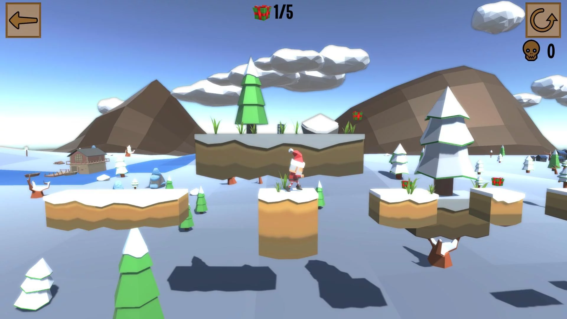 Изображение игры: Santa in search of toys