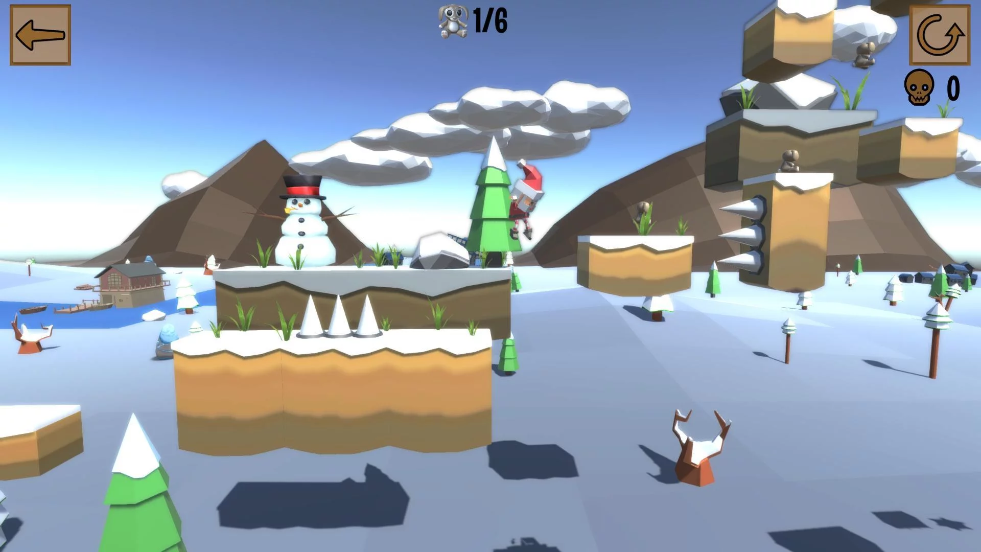 Изображение игры: Santa in search of toys