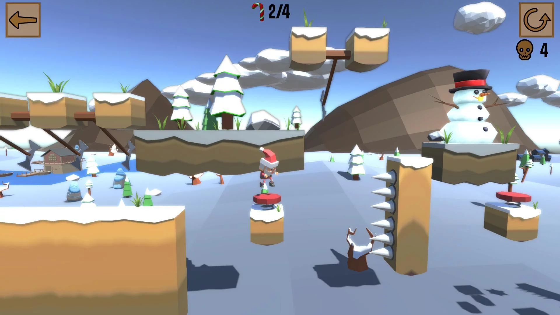 Изображение игры: Santa in search of toys