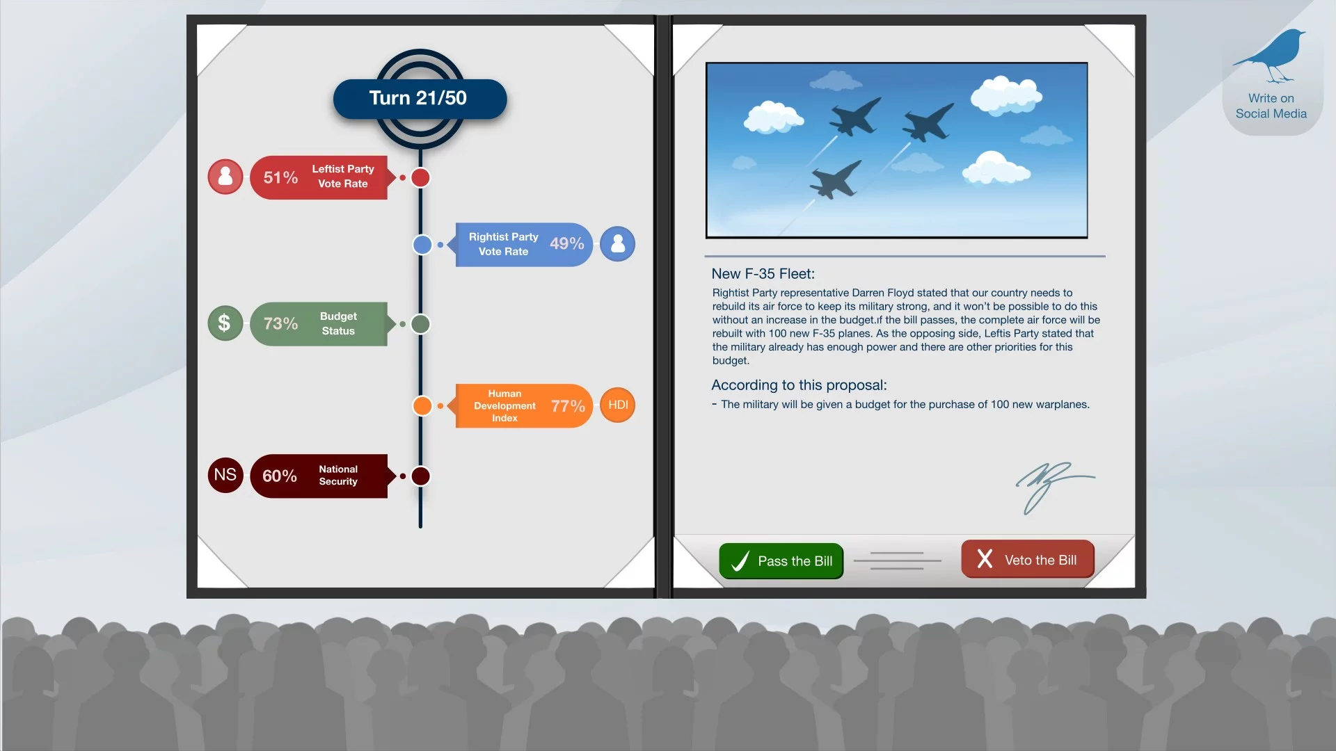 Изображение игры: Balanced Politics Simulator
