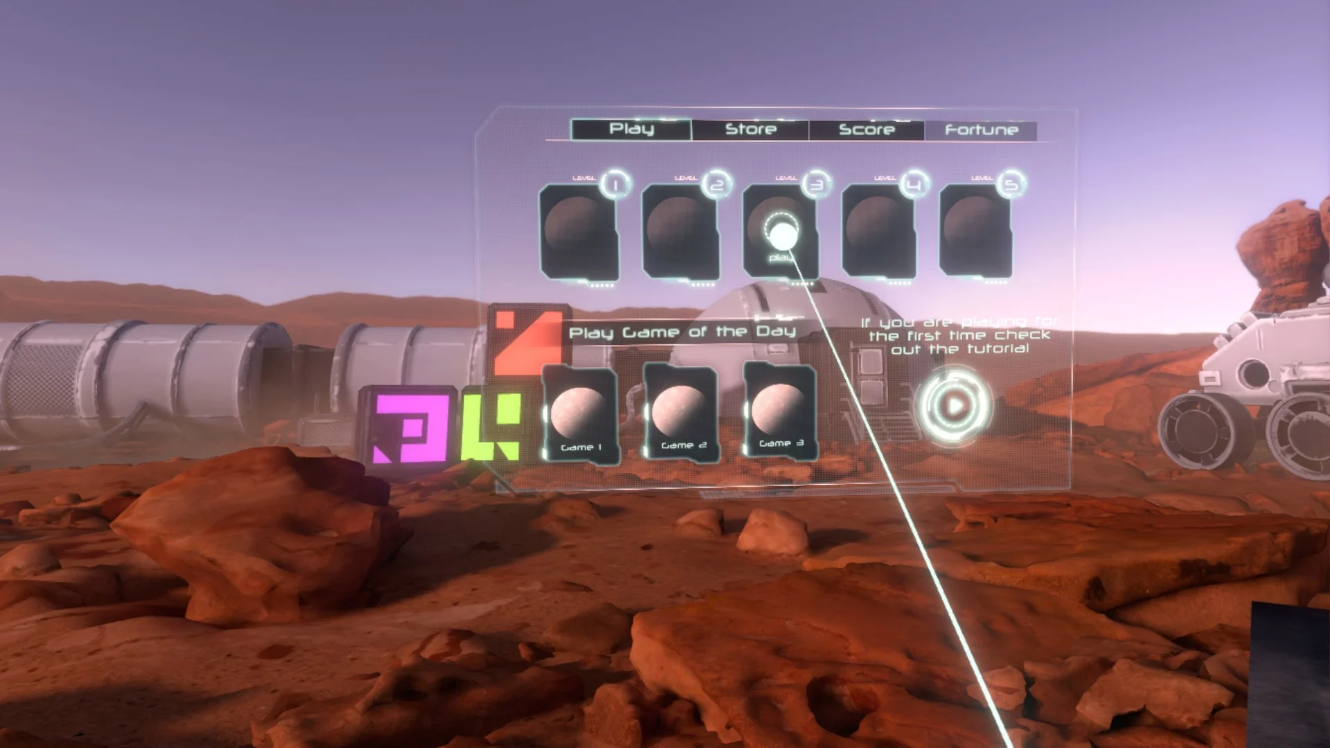 Изображение игры: TetrotronVR