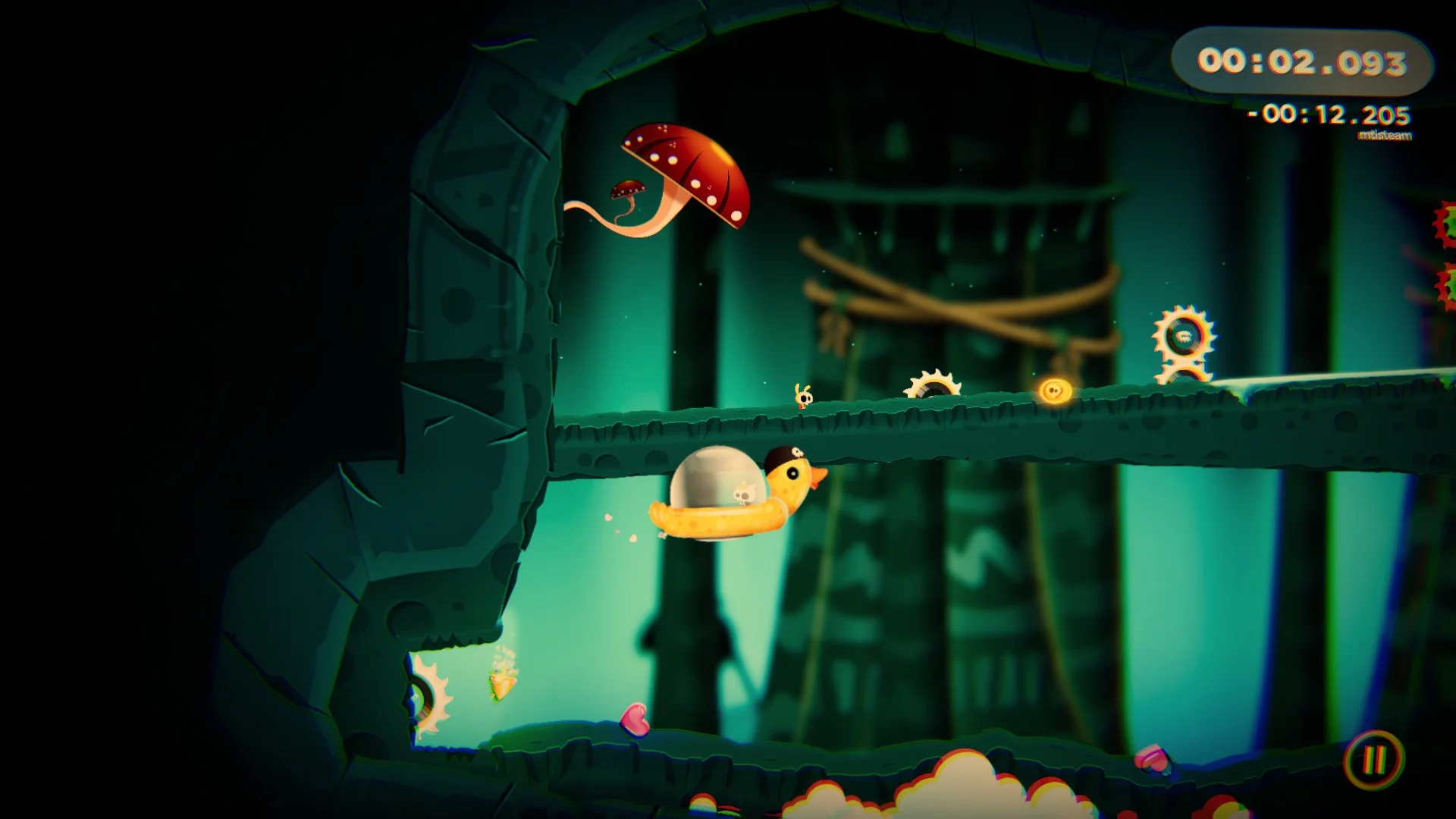 Изображение игры: Space Rabbits in Space