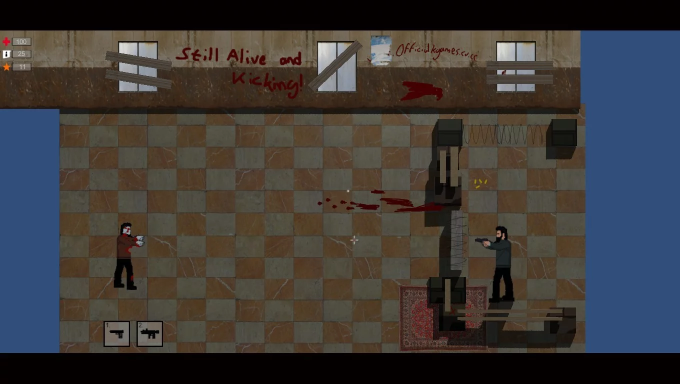 Изображение игры: 2D Zombie Survival