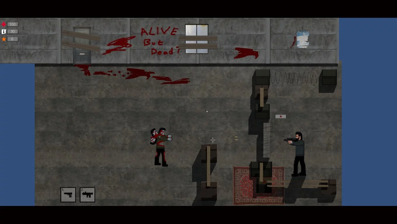 Изображение игры: 2D Zombie Survival