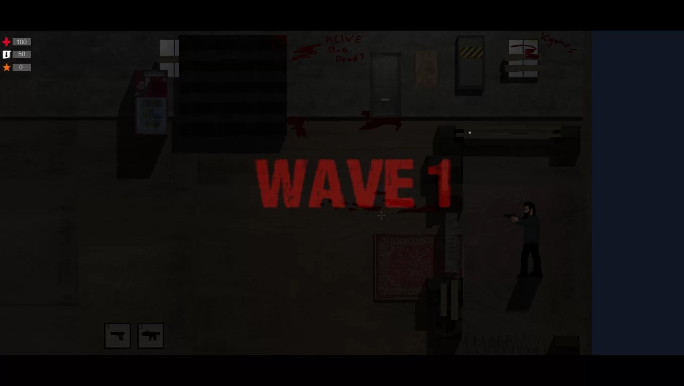 Изображение игры: 2D Zombie Survival