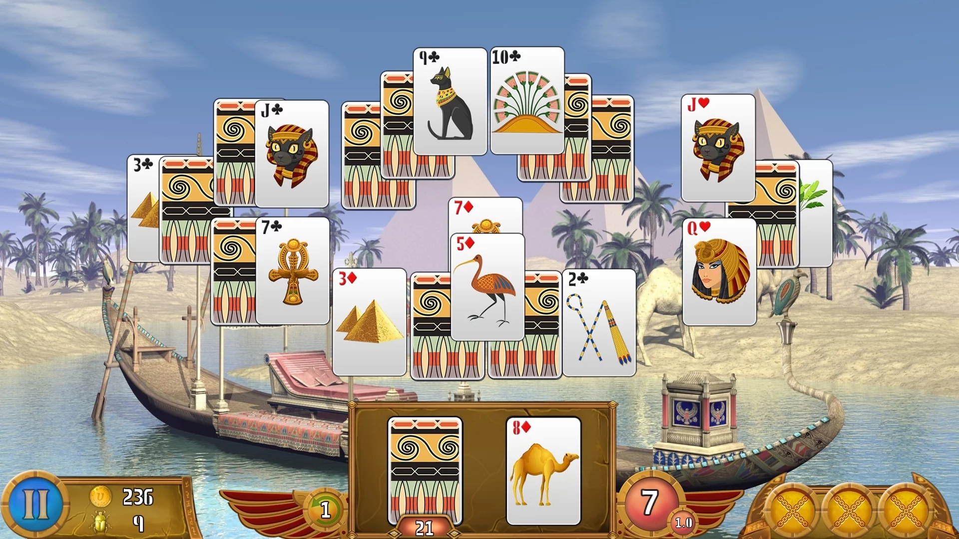Изображение игры: Luxor Solitaire