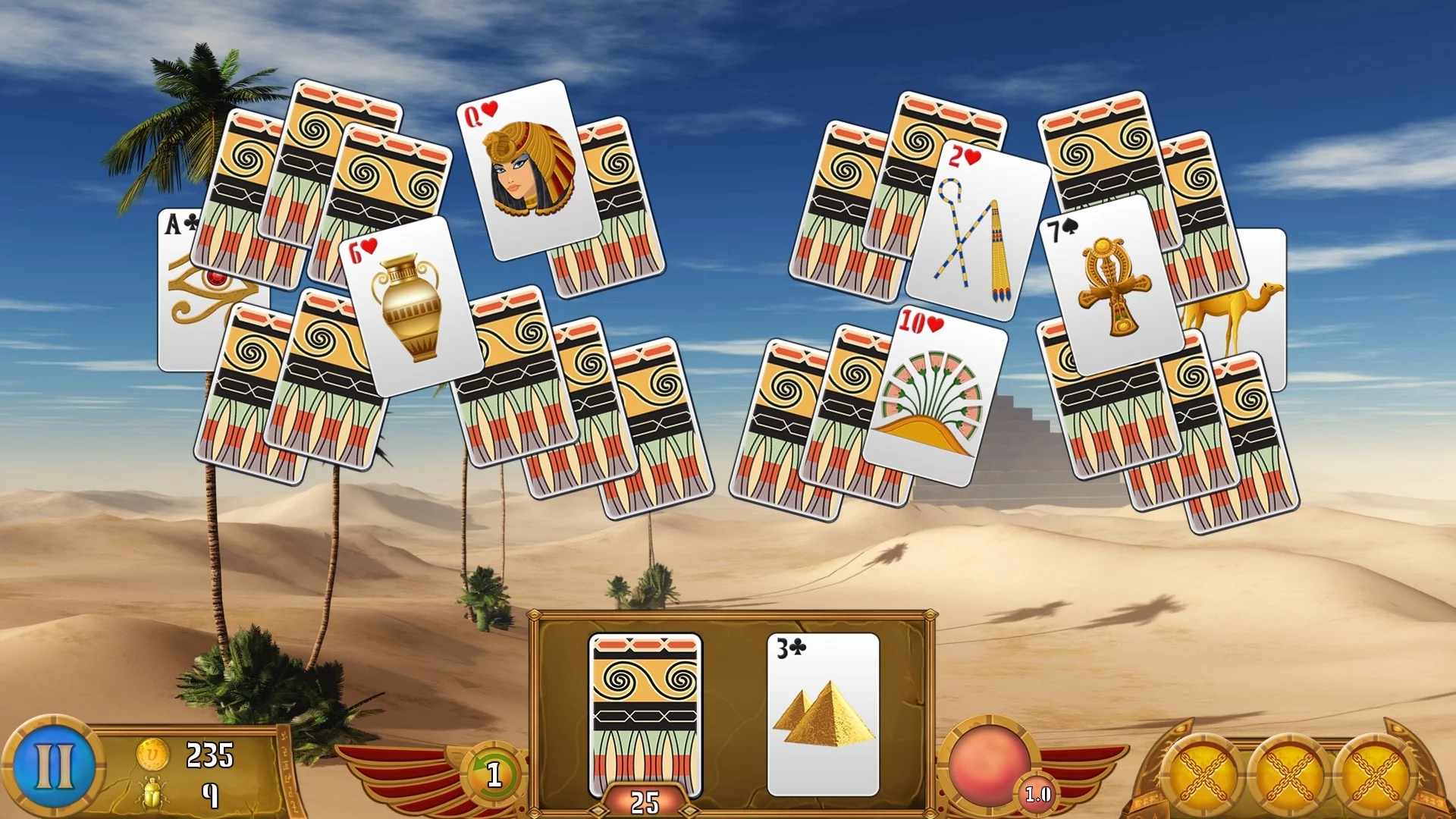 Изображение игры: Luxor Solitaire