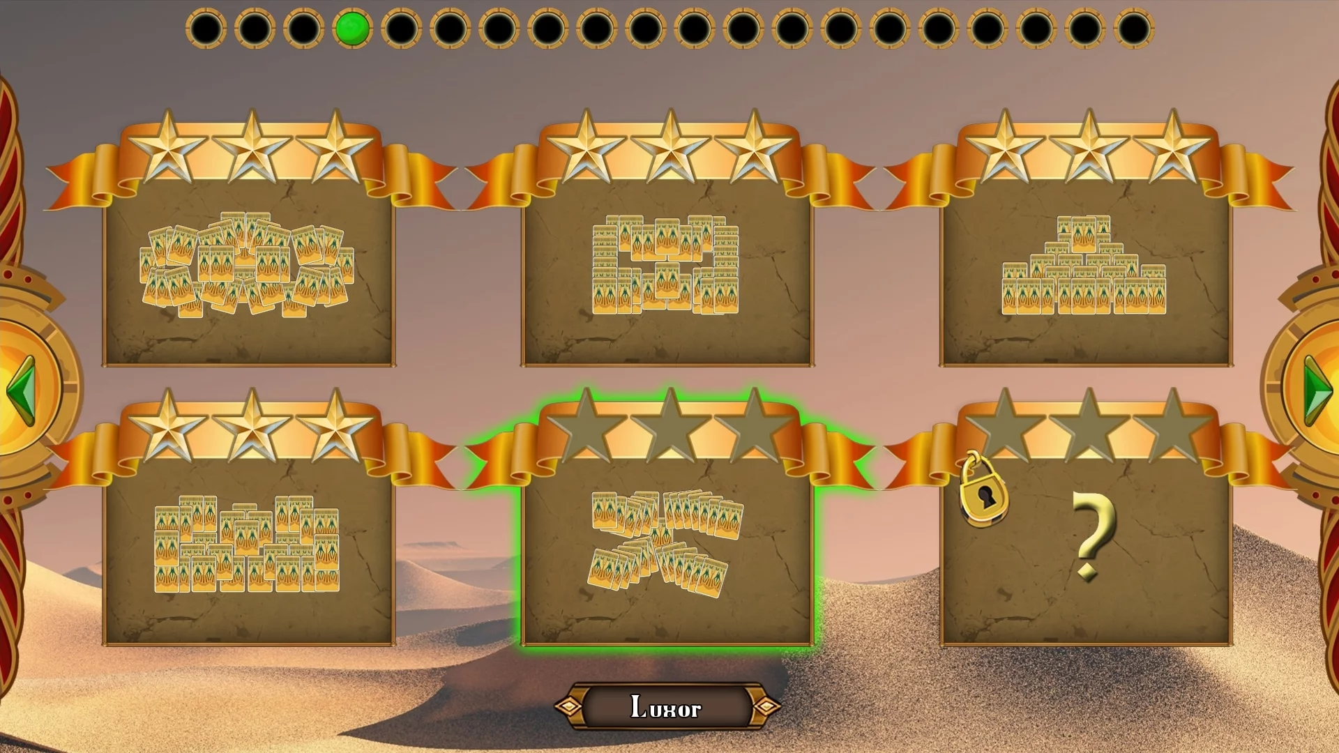 Изображение игры: Luxor Solitaire