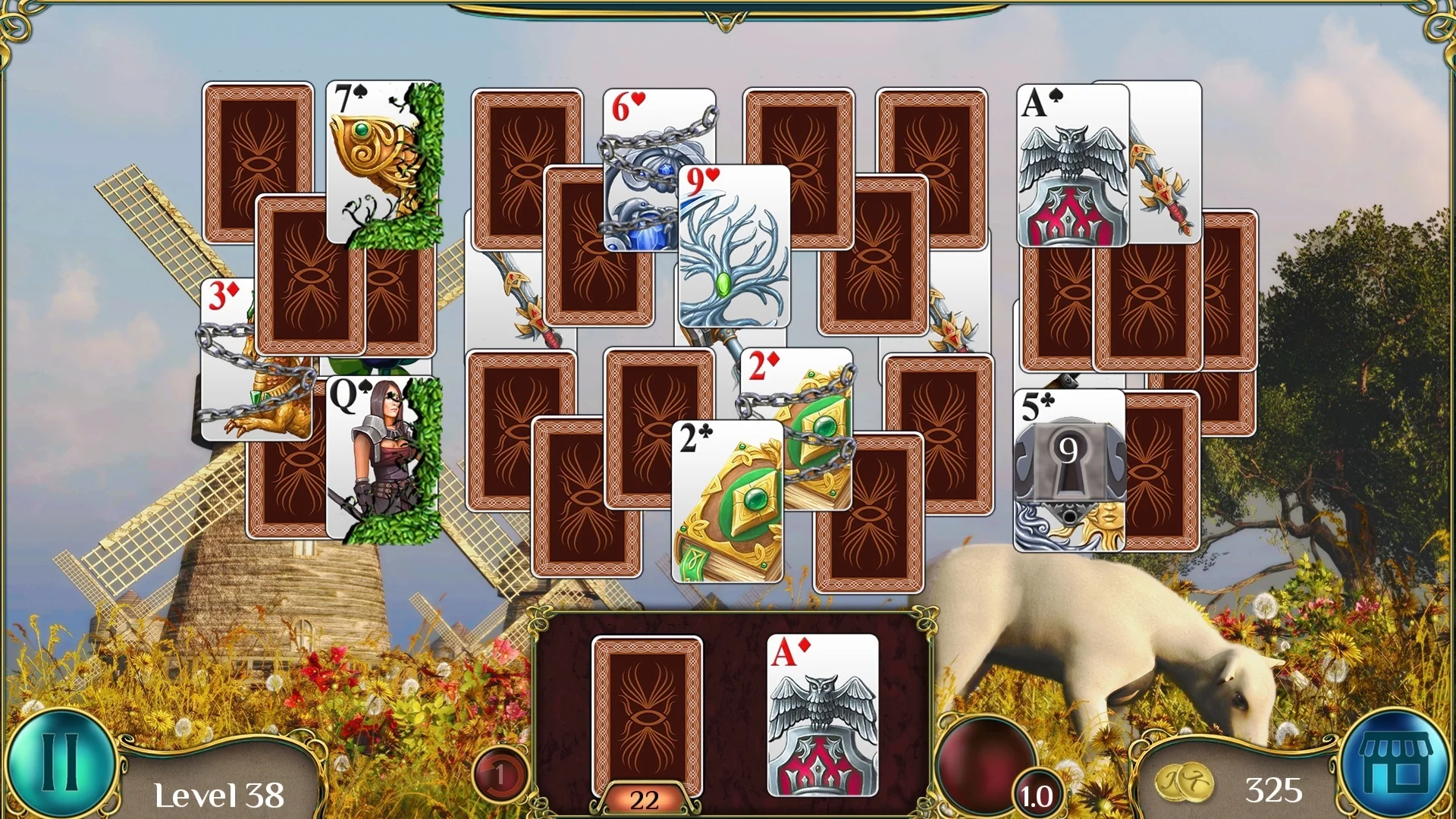 Изображение игры: The Far Kingdoms: Awakening Solitaire
