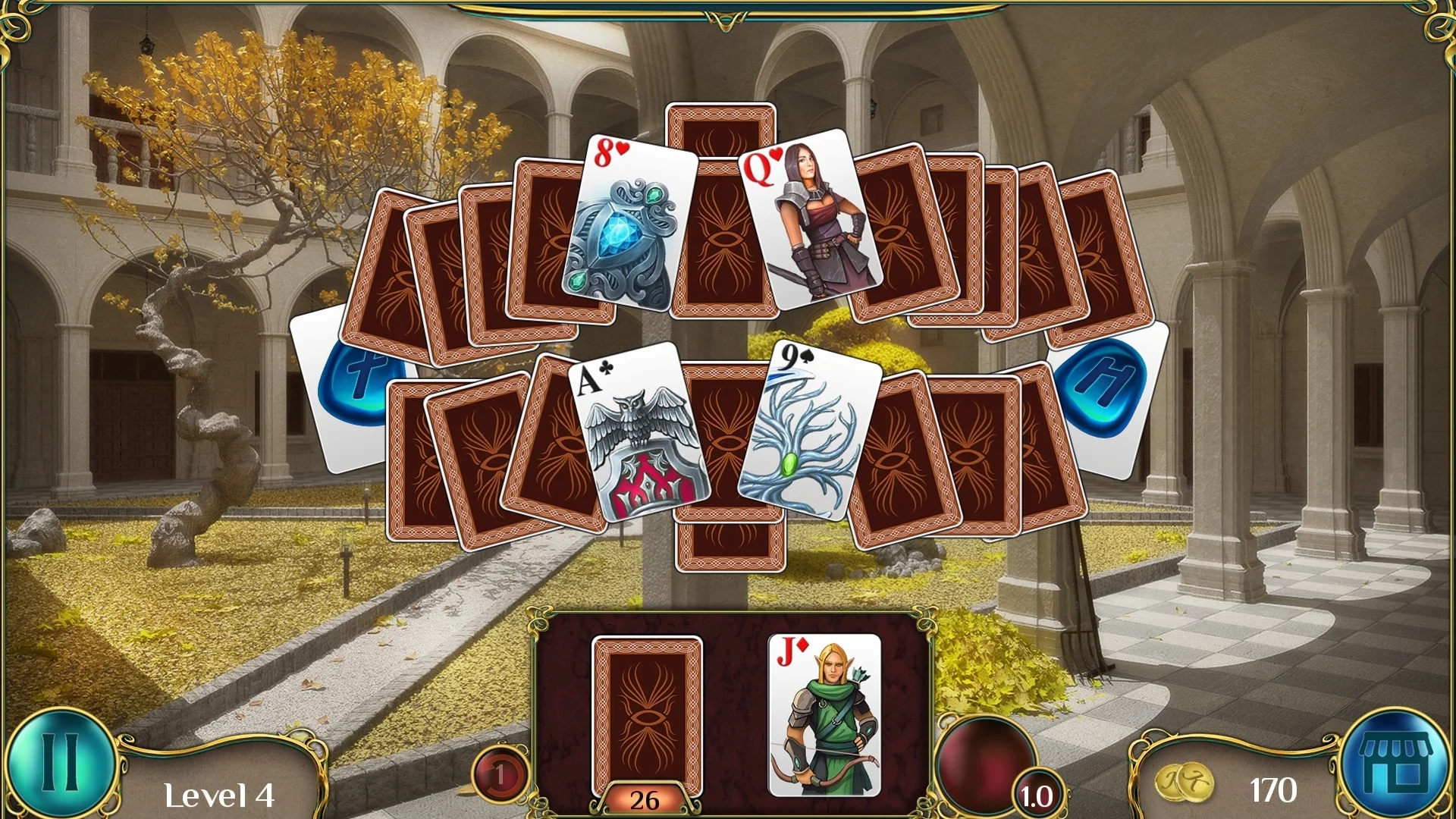 Изображение игры: The Far Kingdoms: Awakening Solitaire