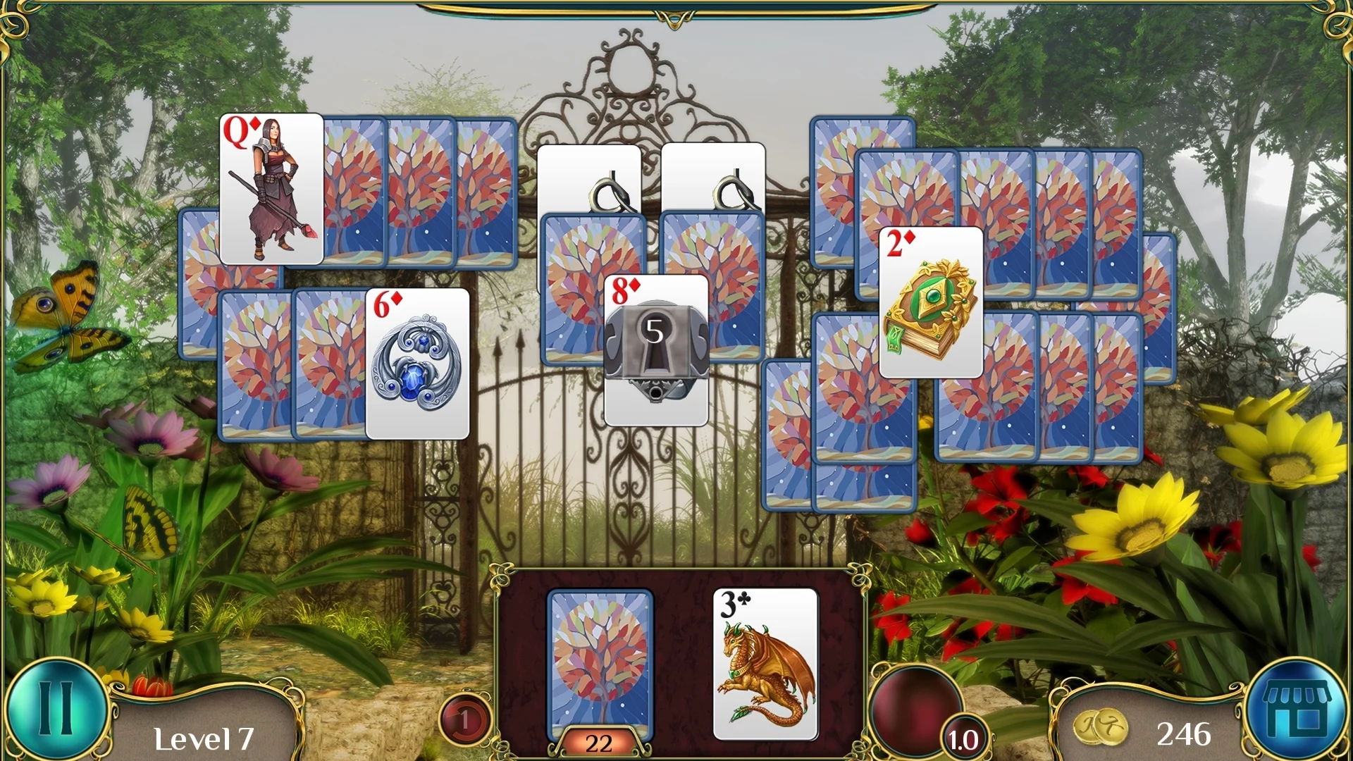Изображение игры: The Far Kingdoms: Awakening Solitaire