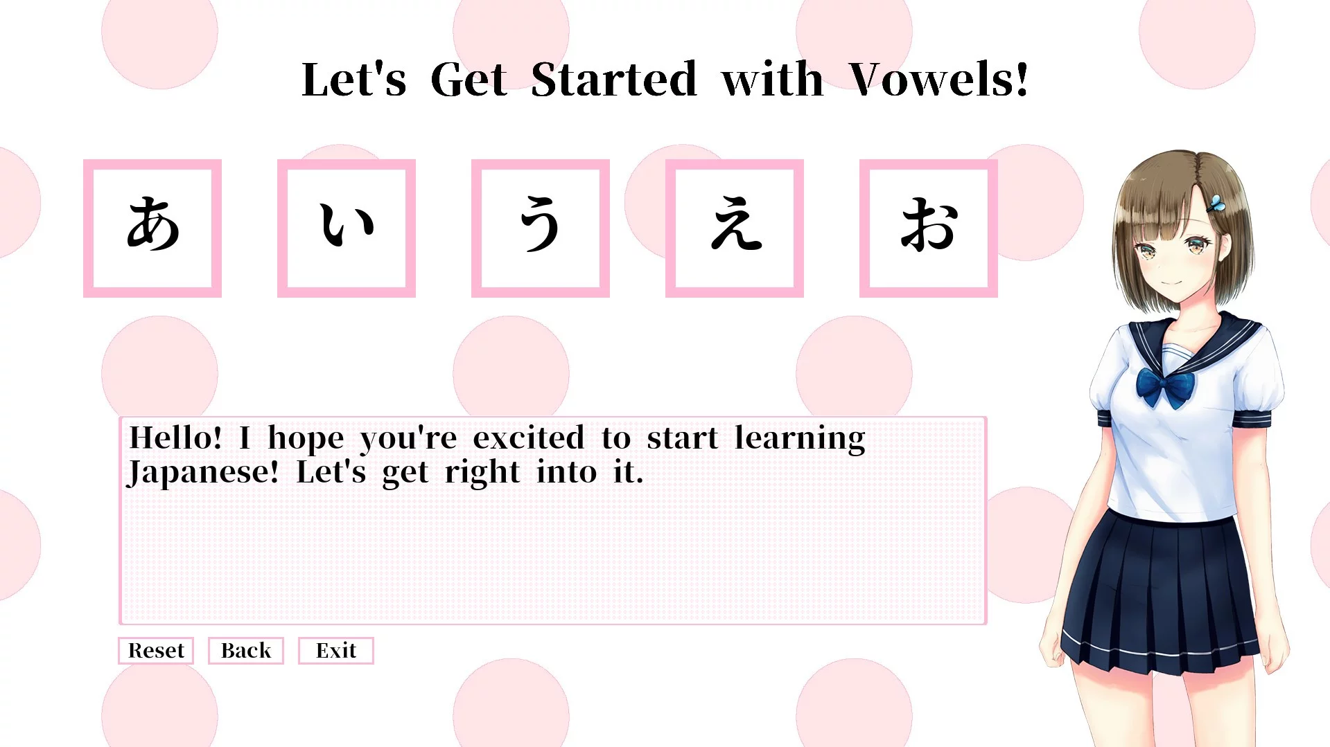Изображение игры: Senpai Teaches Me Japanese Part 1