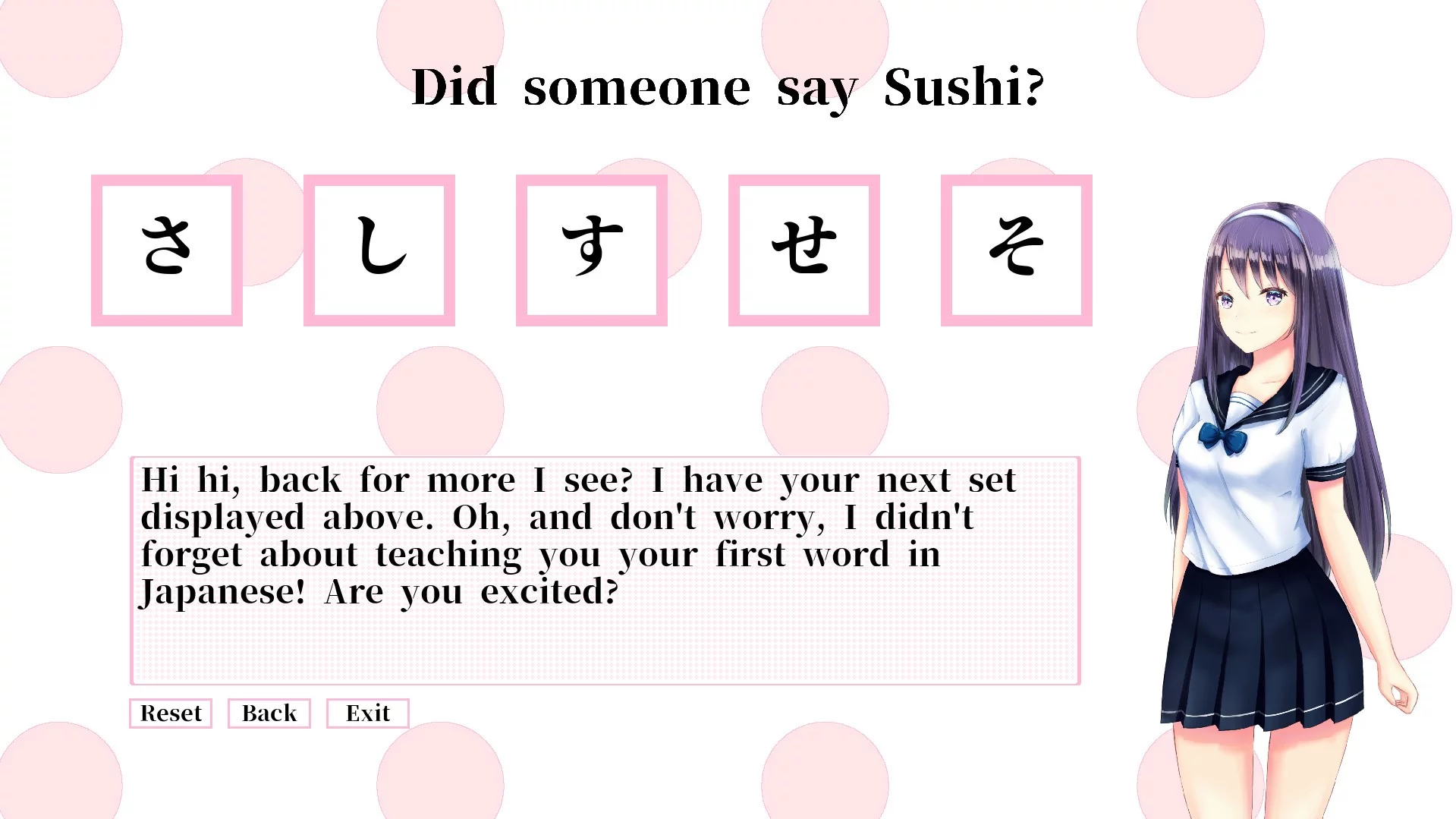 Изображение игры: Senpai Teaches Me Japanese Part 1